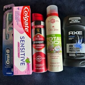 Men’s self care Bundle sOld Spice Swagger & Fiji Body Spray Duo with more  #E